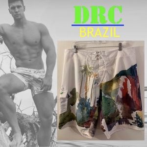DRC Brazilian Board Shorts 36 Waist RARE style